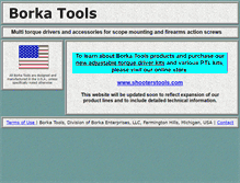 Tablet Screenshot of borkatools.com
